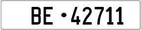 Truck License Plate